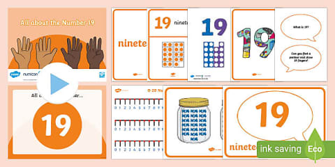 Number 20 Introduction All About Number 20 Display Pack (Includes Numicon Shapes)